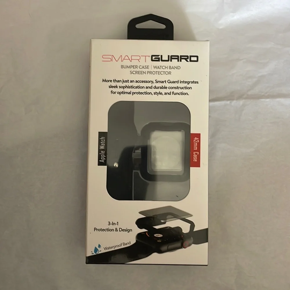 4 pack Smart Guard Bumper Case Watchband and Screen protector for Apple Watches